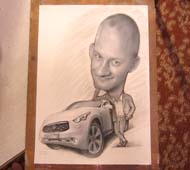 Изображение автовладельца Шаржист Михаил Шабалин Мишель